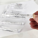 Tubos de burbujas para bodas personalizados: elegantes obsequios para una celebración mágica