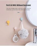Adhesive Wall Hooks for Hanging - Multi-Use Storage Solution for Kitchen, Bathroom, and Home Organization