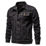 Men’s Hooded Denim Jacket – Casual Cotton Outerwear for All Seasons