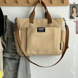 Stylish Canvas Satchel Bag – Fashionable, Versatile, and Durable Unisex Tote