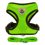 Adjustable Reflective Cat Harness with Leash – Soft, Safe & Comfortable Pet Walking Set