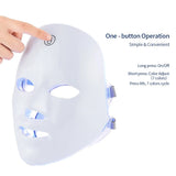 LED Facial Mask for Skin Rejuvenation, Wrinkle Reduction & Acne Treatment