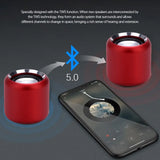 Waterproof Mini Bluetooth Speaker with 360° Stereo Sound and TWS Pairing