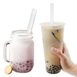 Durable High Borosilicate Glass Drinking Straws – Reusable & Eco-Friendly