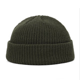 Gorro de punto acanalado unisex: gorro de pescador y esquí cálido para el invierno en climas fríos