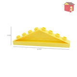 Large Building Block House Set - Doors, Windows & Roof Accessories for Creative Construction Play