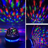 Rotating Star Projector Night Light - Galaxy Aurora LED Lamp with Remote Control