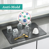 Super Absorbent Kitchen Drying Mat | Non-Slip Quick-Dry Drain Pad