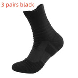 Men’s Thick Athletic Crew Socks – Breathable, Moisture-Wicking Sport Socks (3 Pairs)