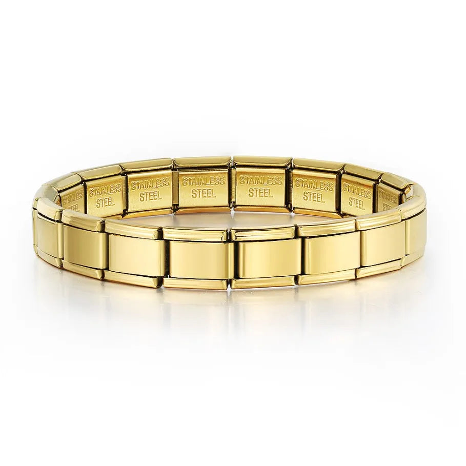 Pulsera de cadena de acero inoxidable de moda: joyería de moda unisex para uso diario 