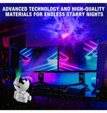 Galaxy Star Astronaut Projector LED Night Light with Starry Sky Effect for Bedroom Decoration and Kids' Gifts