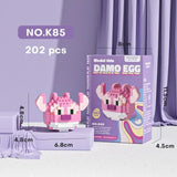 Disney Stitch & Sanrio Building Blocks Set - Cute Character Model Kit for Kids