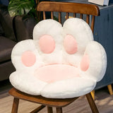 Kawaii Cat Paw Plush Cushion – Soft Floor Pillow & Nap Mat for Home or Office