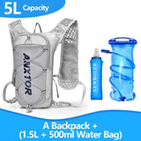 Unisex Lightweight 5L Running and Cycling Backpack with Water Bladder