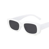 Retro Rectangle Sunglasses for Women – UV400 Vintage Fashion Eyewear with Anti-Glare Lenses