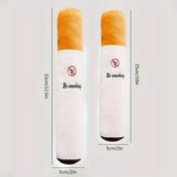 Plush Squeaky Dog Toy – Cigarette-Shaped Chew Toy for Small & Medium Dogs