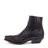 Men’s Pointed Toe Chelsea Boots – Roman Style PU Ankle Boots with Elastic Closure