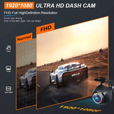 AHD 1080P Rear View Camera - 200° Fisheye Lens with Night Vision for Cars