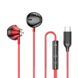 USB Type-C Wired Earbuds with HiFi Stereo Sound, Built-in Microphone & Noise Reduction for Samsung, Google Pixel, iPad, and More