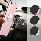 Mini soporte magnético para teléfono en el salpicadero del coche: soporte magnético universal para teléfonos inteligentes