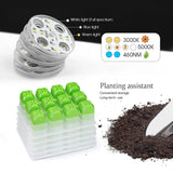 LED Grow Light Seed Starter Kit – 3-Spectrum Indoor Plant Germination Tray for Healthy Seedlings
