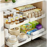 Pull-Out Kitchen Storage Rack – Space-Saving Organizer for Cabinets & Countertops