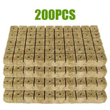 Rockwool Hydroponic Grow Cubes - Seed Starter Plugs for Soilless Gardening