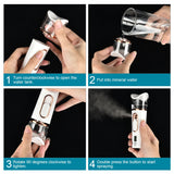 Nano Spray Hydrating Facial Sprayer – Hot & Cold Spray for Skin Moisture & Rejuvenation