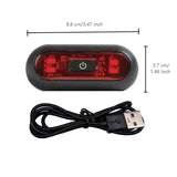 LED Helmet Safety Light – Waterproof, Lightweight & Easy to Install for Motorcycle and Bicycle Helmets
