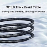 High-Speed 120W USB-C Fast Charging Cable with Digital Display and Overcharge Protection