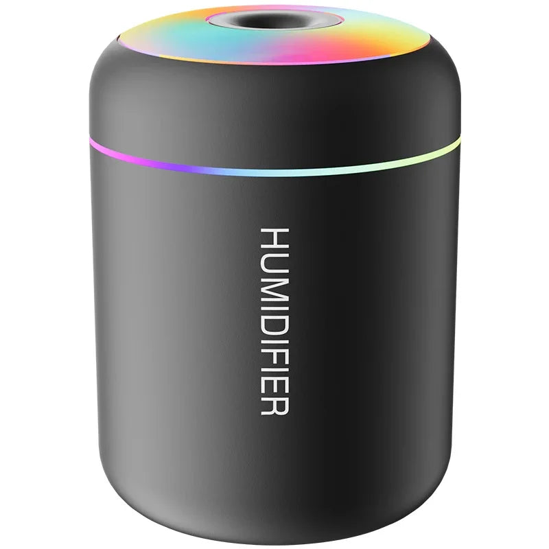 Mini humidificador ultrasónico: difusor de aroma portátil USB con salida de niebla silenciosa