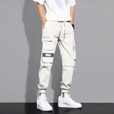Men’s Lightweight Safari Cargo Pants – Elastic Waist Casual Trousers with Pockets