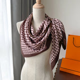 Geometric Pattern Polyester Scarf for Women – Stylish and Versatile Accessory