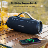 Portable 50W Bluetooth 5.3 Speaker with IPX7 Waterproof and Built-in Powerbank