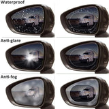 Película impermeable para espejo retrovisor de coche, 6 piezas: ¡conduzca con seguridad en cualquier clima!