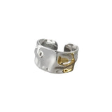 Stackable Ripple Wave Rings for Women – Adjustable Stainless Steel 18K Gold & Silver Plated Minimalist Jewelry