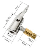 Universal Portable Tire Inflator with Barb Connector for Car Air Compressor Hose Repair
