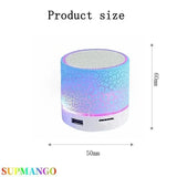 Portable Bluetooth Speaker with 7-Color LED Lights & Powerful Bass – Wireless Mini Speaker