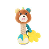 Soft Plush Animal Baby Rattle Toy for Newborns and Infants