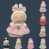 1/12 Scale Labbubu Doll Clothes and Accessories for Baby Dolls