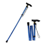 Adjustable Aluminum Hiking Walking Stick with Telescopic Folding Design
