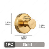 Gancho de ventosa de metal, ganchos de ventosa de baño de gran resistencia al vacío, soporte de toalla impermeable, colgador de pared reutilizable de acero inoxidable