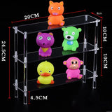 Soporte de exhibición de acrílico de 1 a 5 niveles, estante de exhibición transparente para cupcakes, perfumes, decoración de muñecas y organizador de figuras Funko POP de Amiibo