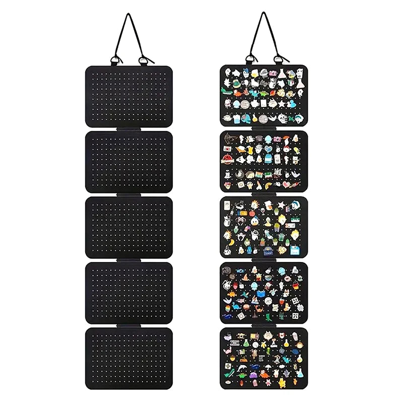 Soporte de pared de cristal para el pelo: organizador multiusos de joyas y accesorios