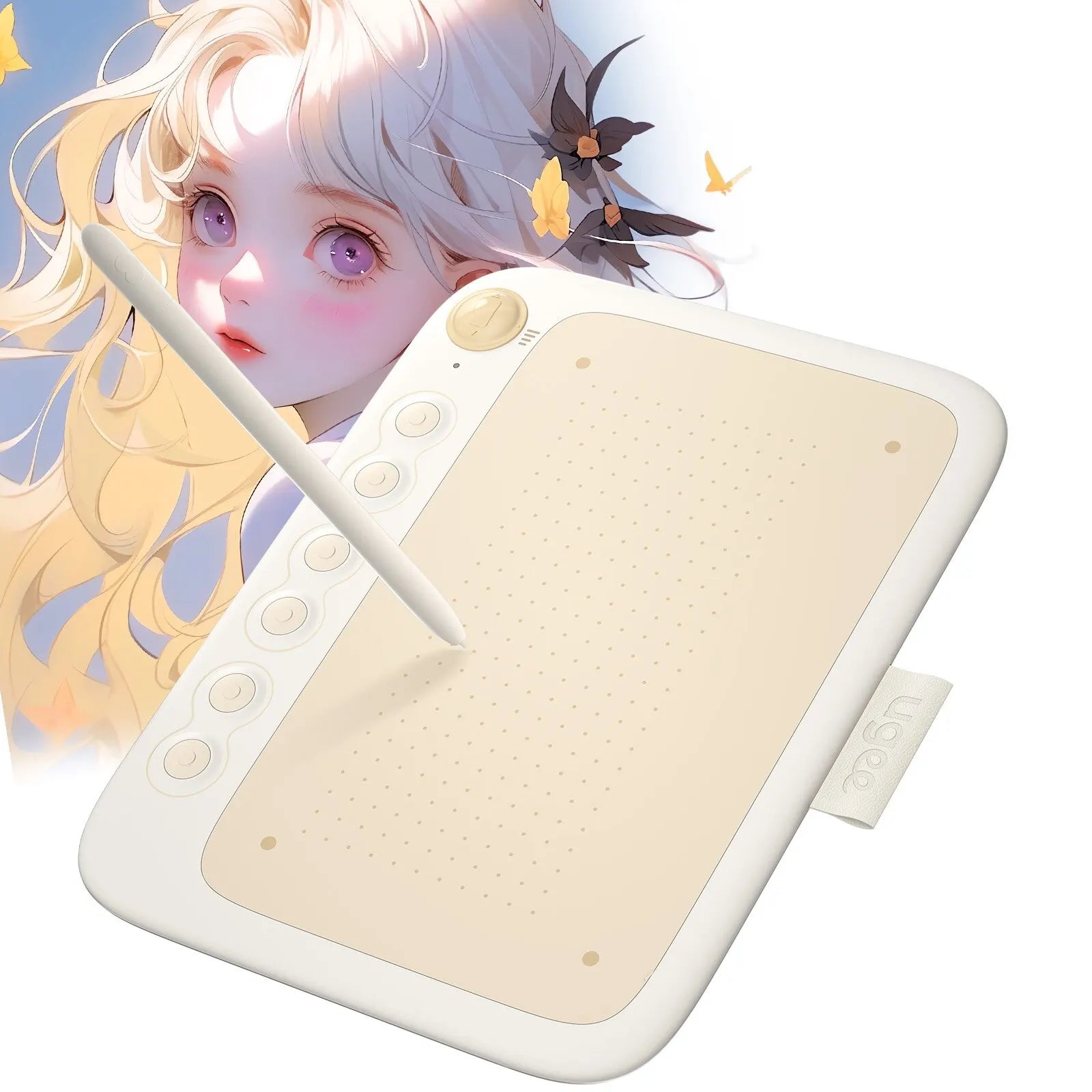 Ultra-Portable Digital Drawing Tablet with Stylus for Android, Windows, Mac & Chromebook