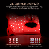 LED Silicone Face Mask for Skin Rejuvenation, Anti-Acne & Wrinkle Treatment – Wireless & Comfortable Design
