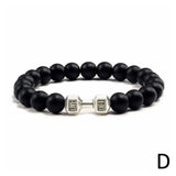 Pulsera de cuentas de piedra natural hecha a mano para hombres y mujeres: piedras de cristal con poder para la suerte, la protección y la energía positiva