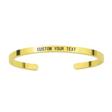 Custom Photo Cuff Bracelet for Women – Personalized Stainless Steel Jewelry Gift