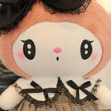 Oversized Sanrio Kuromi & Melody Plush Pillow - Soft Stuffed Animal Toy & Decor