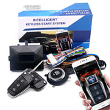 Smart Car Keyless Entry & Push Start System with Remote Engine Start and Anti-Theft Features